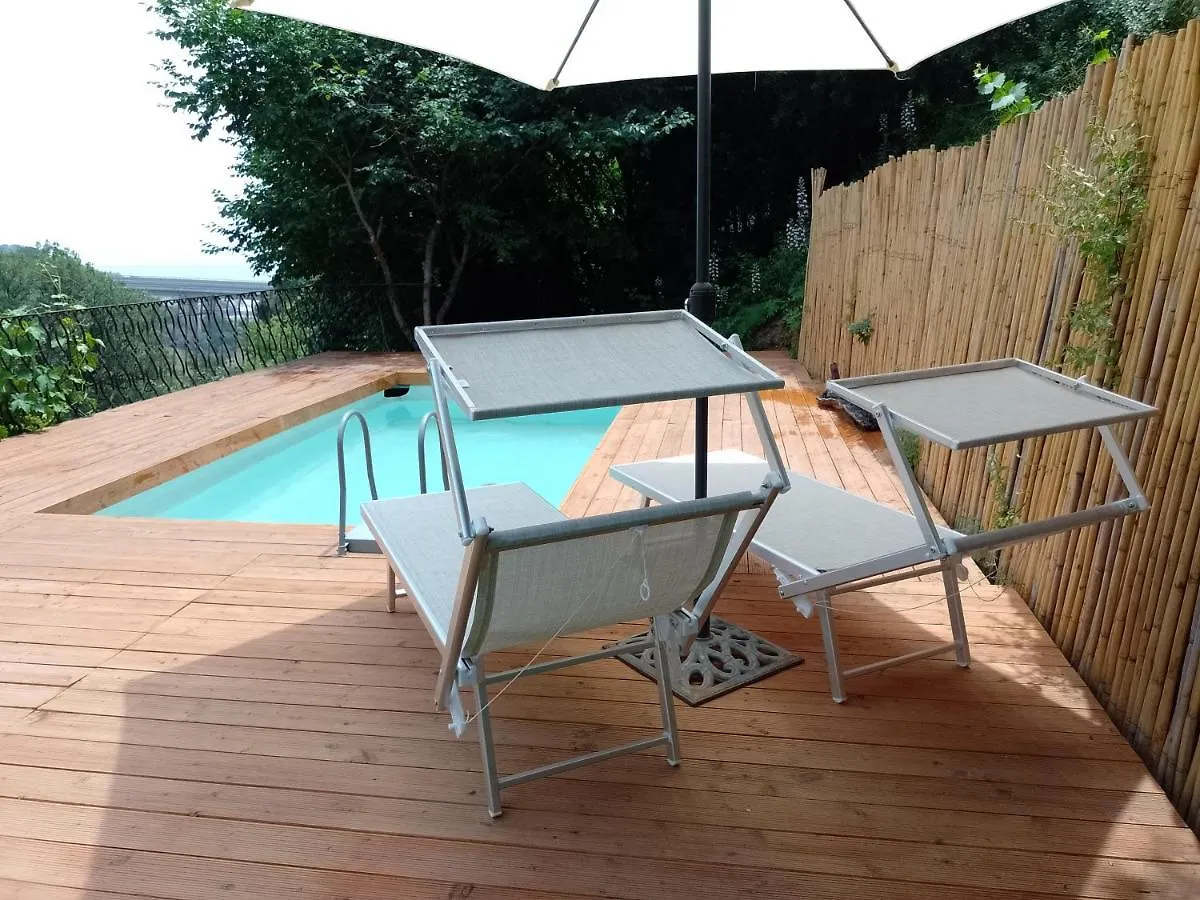 Flat With Panoramic Terrace And Private Pool Mt5X3 Appartement Taormina Italië