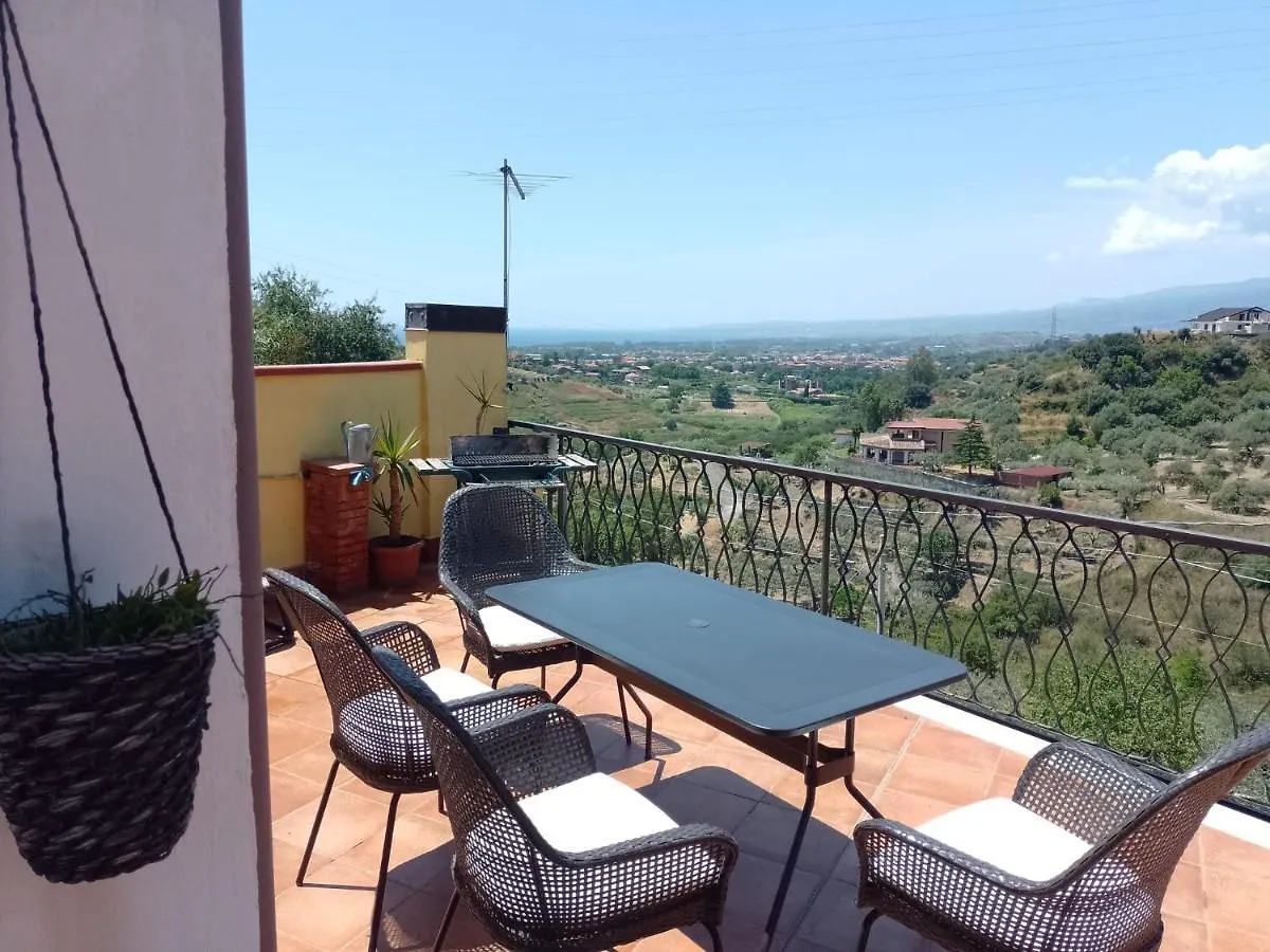 Flat With Panoramic Terrace And Private Pool Mt5X3 Appartement Taormina