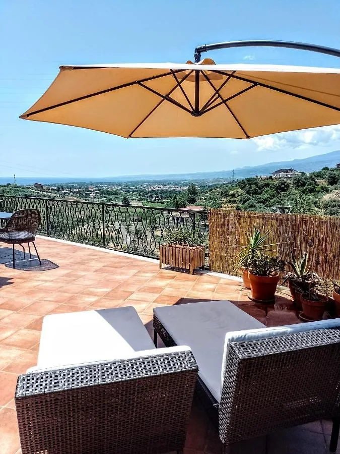 Flat With Panoramic Terrace And Private Pool Mt5X3 Appartement Taormina Italië