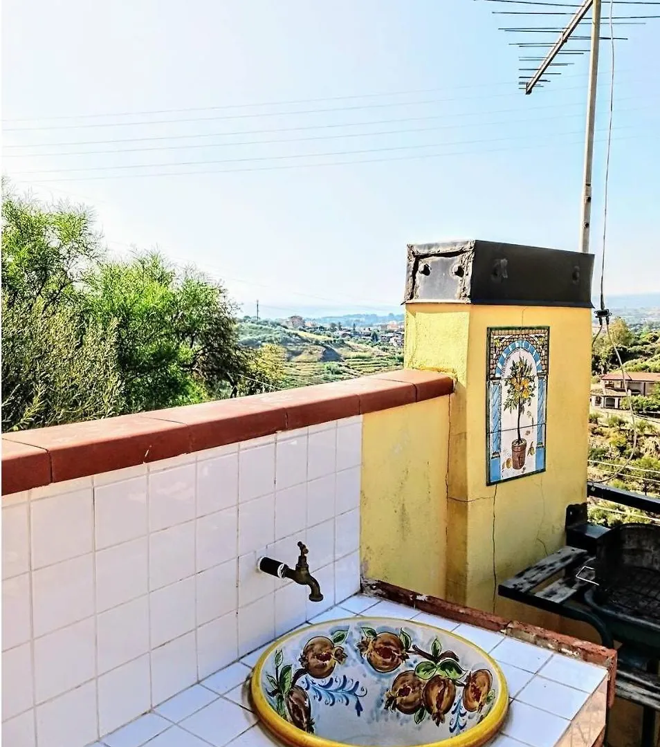 Flat With Panoramic Terrace And Private Pool Mt5X3 Appartement Taormina 0*,